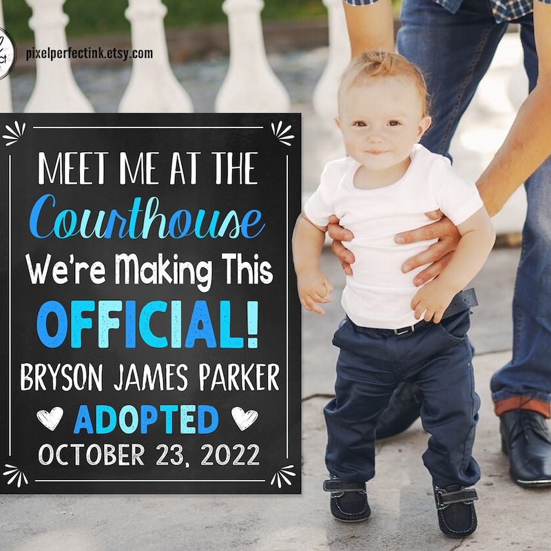 Adoption Event Sign - Etsy