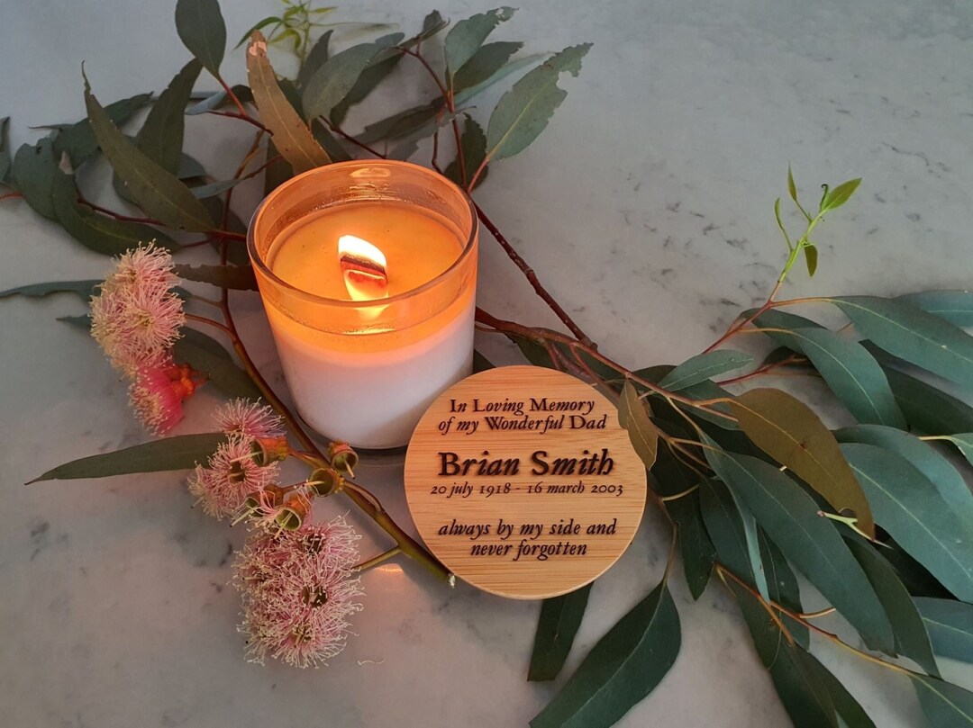 Personalised Wood Wick Candles Clear Glass Jar Etsy Australia