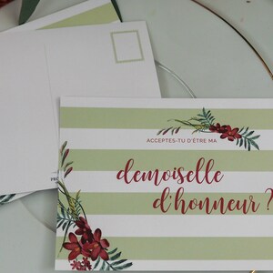 Cartes postales Bridesmaid / Témoin