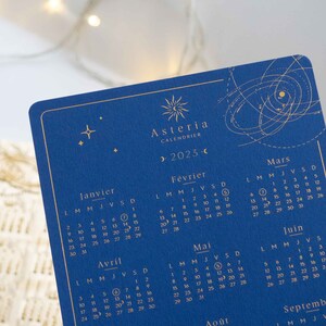 Calendrier lunaire 2023 en dorure