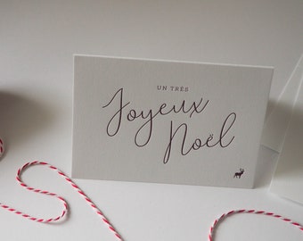 Letterpress Christmas card