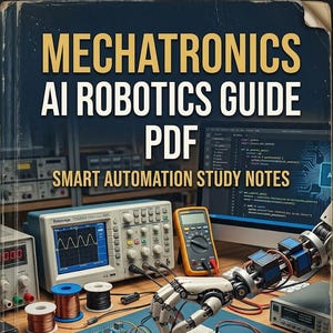 Mechatronics AI Robotics Guide PDF Smart Automation Study Notes Engineering Instant Download