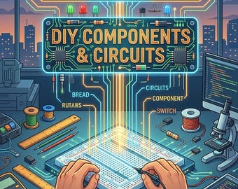 Electronics Self Teaching Guide DIY Components Circuits PDF instant Download