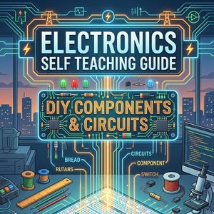 Electronics Self Teaching Guide DIY Components Circuits PDF instant Download