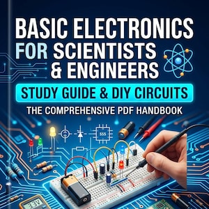 Grundläggande elektronik för forskare, ingenjörer, gör-det-själv-kretsar, PDF-studieguide, direktnedladdning
