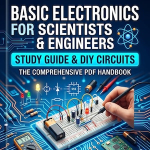 科学者とエンジニアのための基礎電子工学 // DIY回路 PDF // 学習ガイド（PDF即時ダウンロード） 画像 1