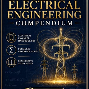 Electrical Engineer Handbook PDF, Formulas Reference Guide, Engineering Study Notes, Instant Download
