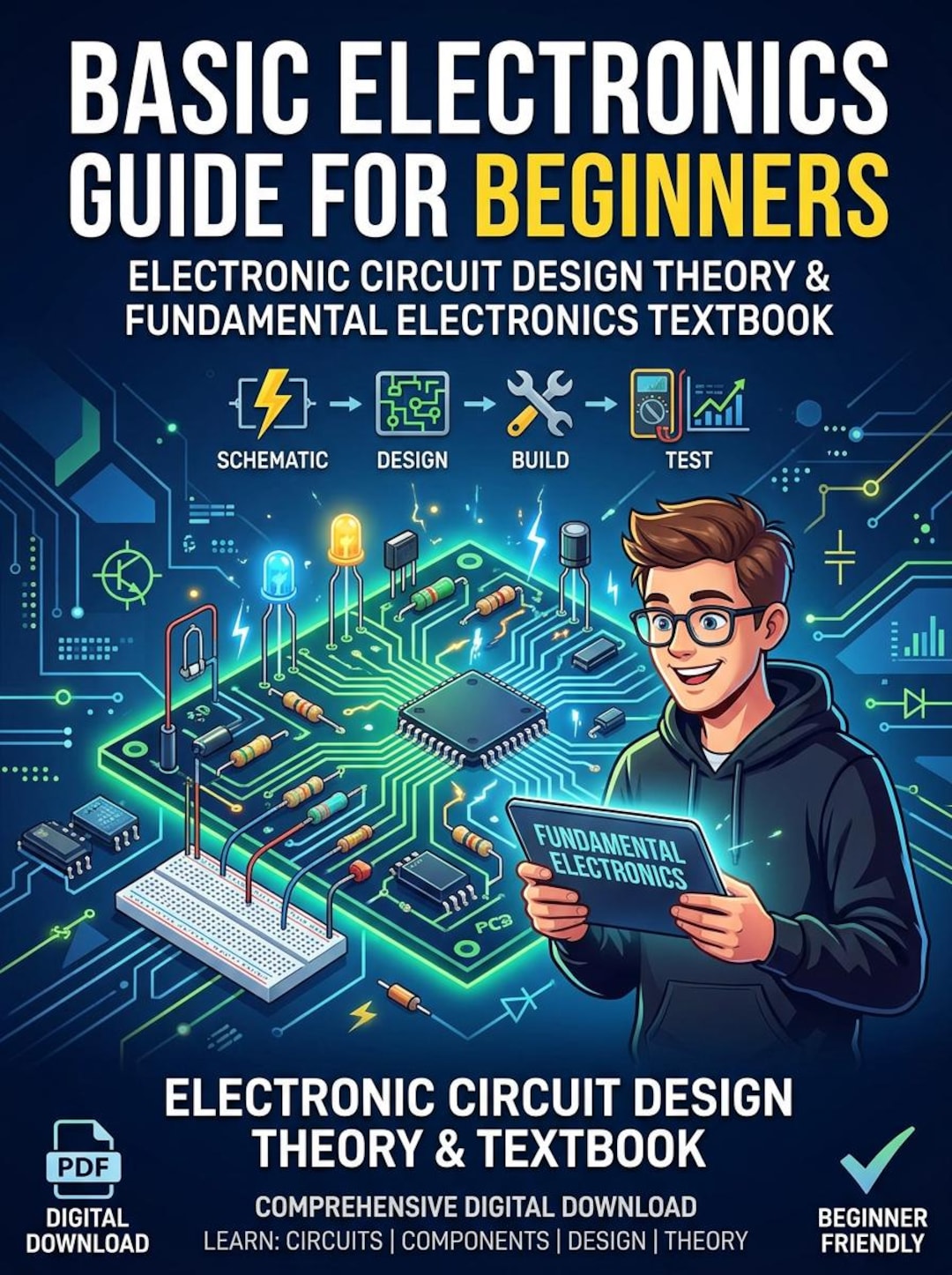 Basic Electronics Guide for Beginners, Electronic Circuit Design Theory ...