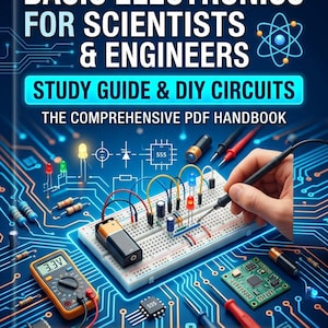 Grundläggande elektronik för forskare och ingenjörer // Gör-det-själv-kretsar PDF // Studieguide (PDF direktnedladdning)