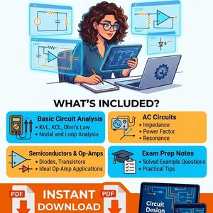 Electrical Engineering Study Guide PDF For University Students Instant Download