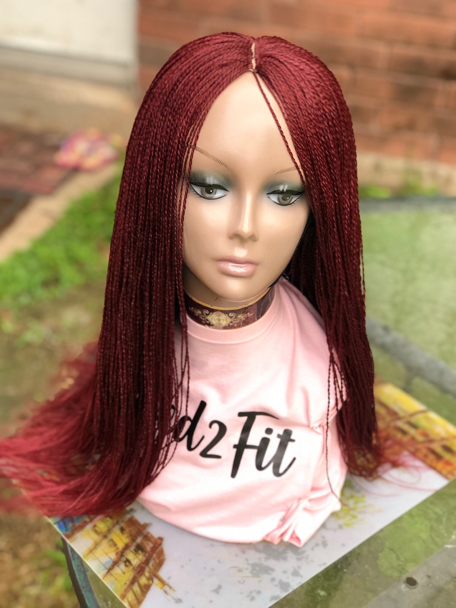 Micro braided wig. Customize your wig.chose your color and Etsy