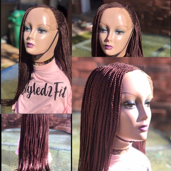 Braided Wig .two Steps Cornrow Wig.neatly and Tightly Done. | Etsy