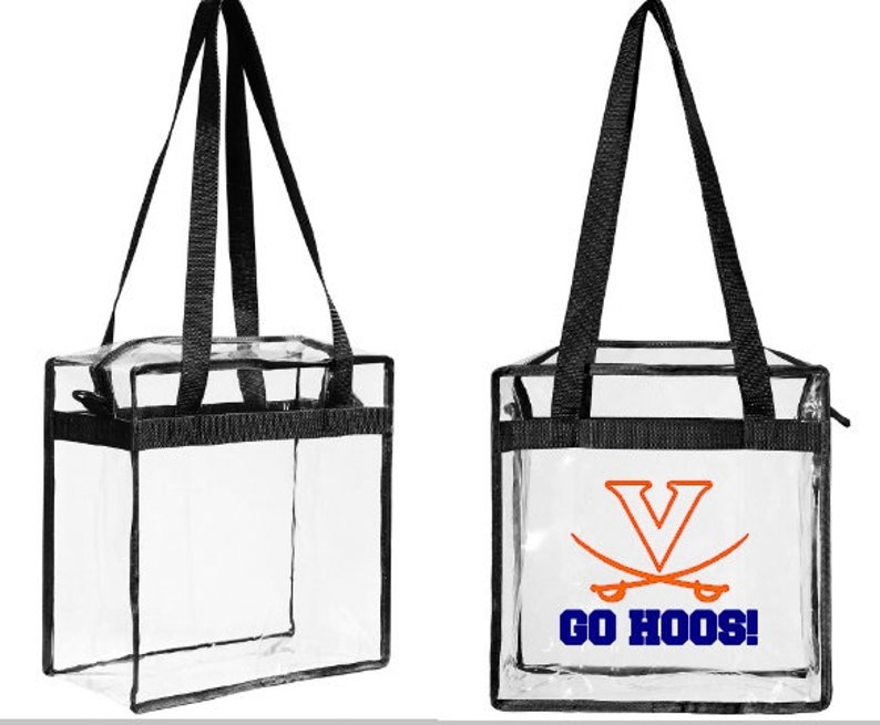12x12x6 clear stadium bag