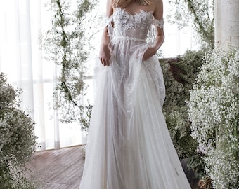 unique wedding dress etsy