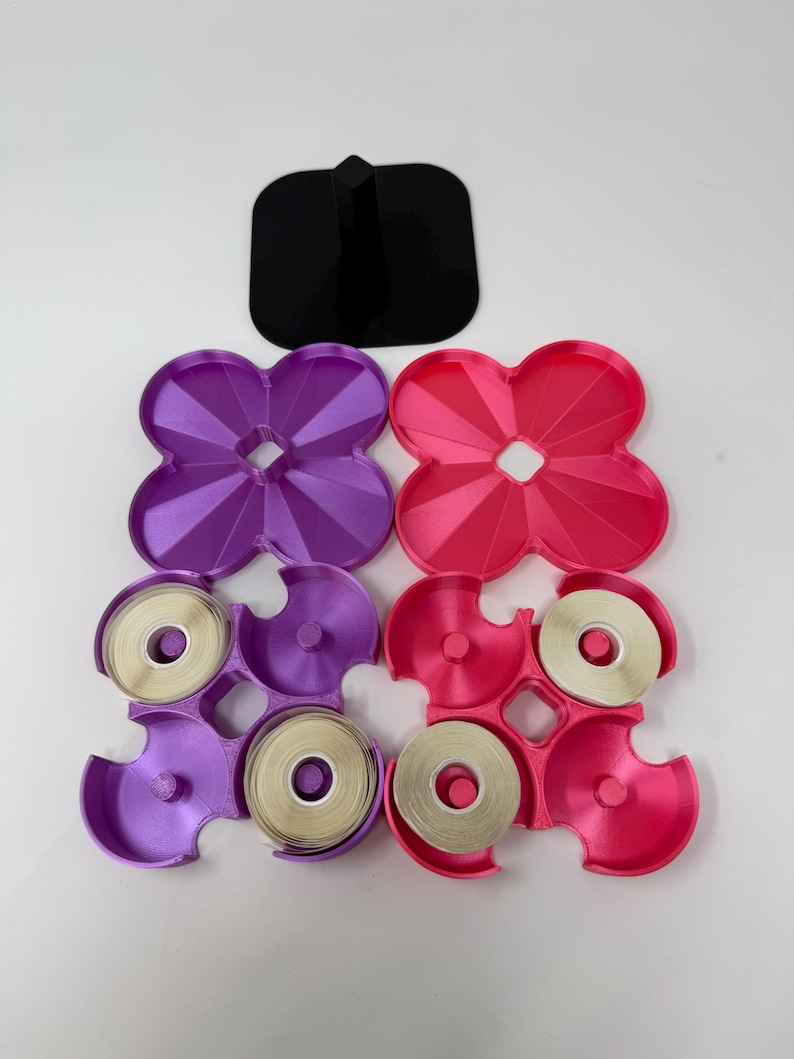 Organizador modular empilhável para armazenamento de rolos de etiquetas NIIMBOT, comporta 8 rolos. imagem 2