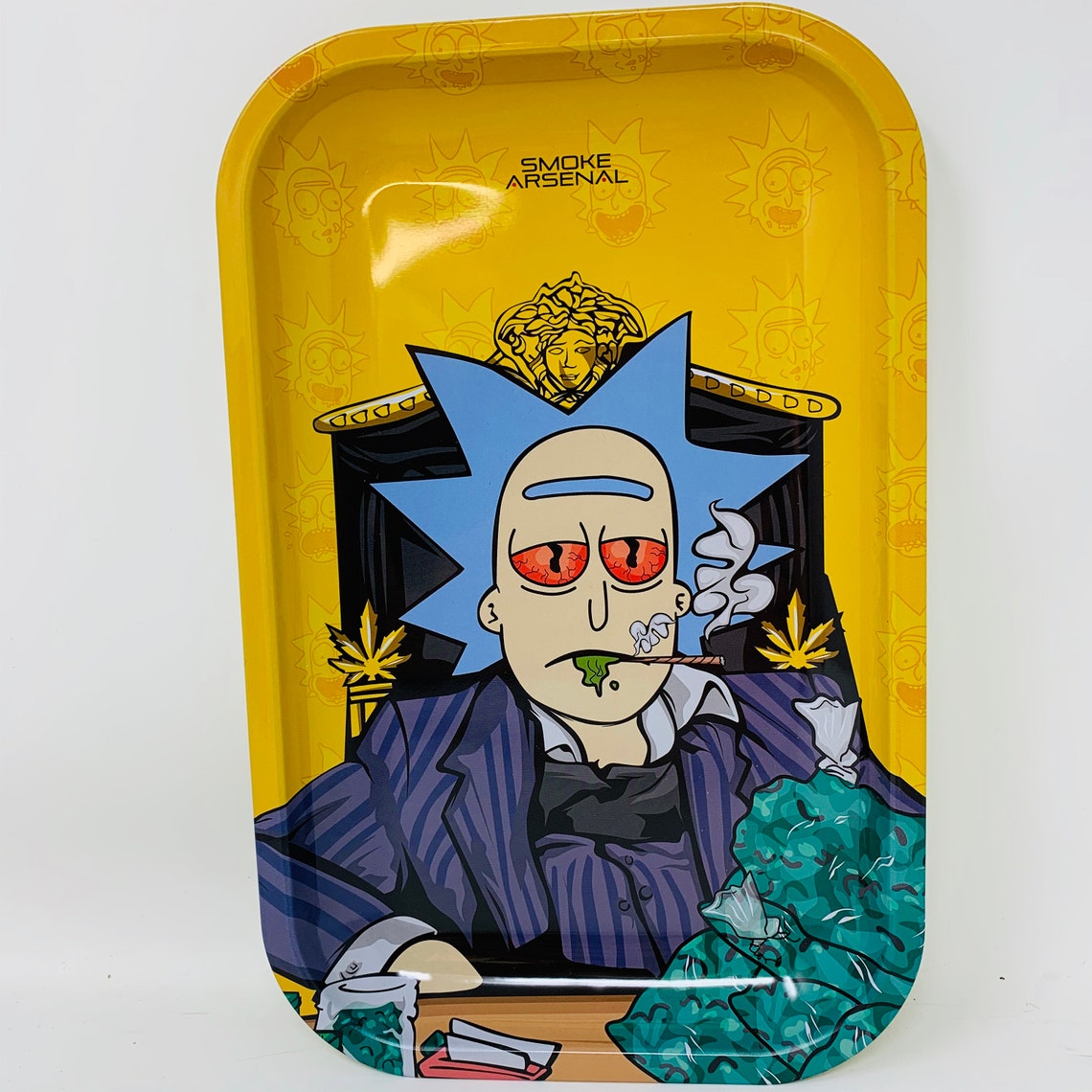 Rick And Morty Joint Morty Smoking Weed Joint Cannabis Leaf Etsy