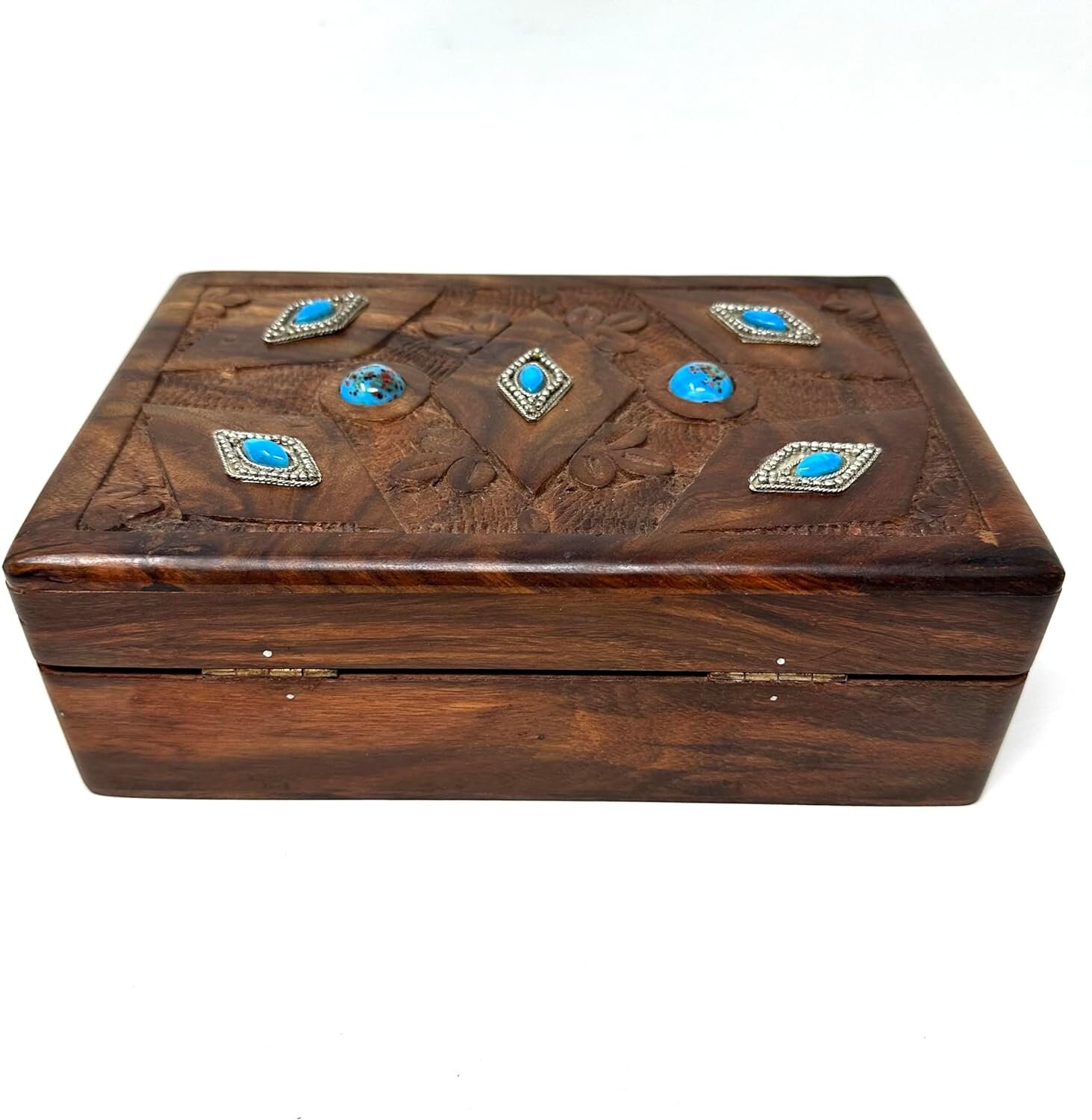 日本未入荷 kavakava box Kavatza Stone Flower Handmade Wooden Box With Secret Lock - Etsy