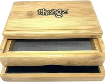 Chongz Wooden Sifter Box /  Sift  Box Pollen Collector Pollinator Magnet