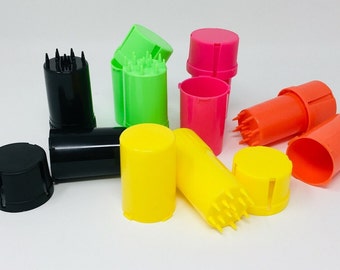 New Smell Proof Plastic Pot Grinder Stash Jar Airtainer Stash Container Storage