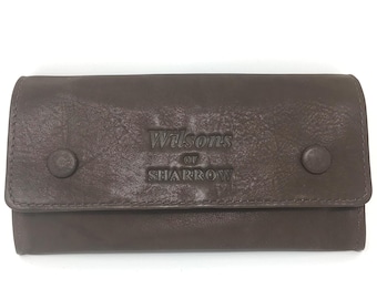 Wilsons of Sharrow - Dark Brown Leather Tobacco Pouch