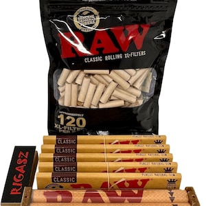 Rolling Machine 5 Packs King size Slim Papers and XL Filters Set