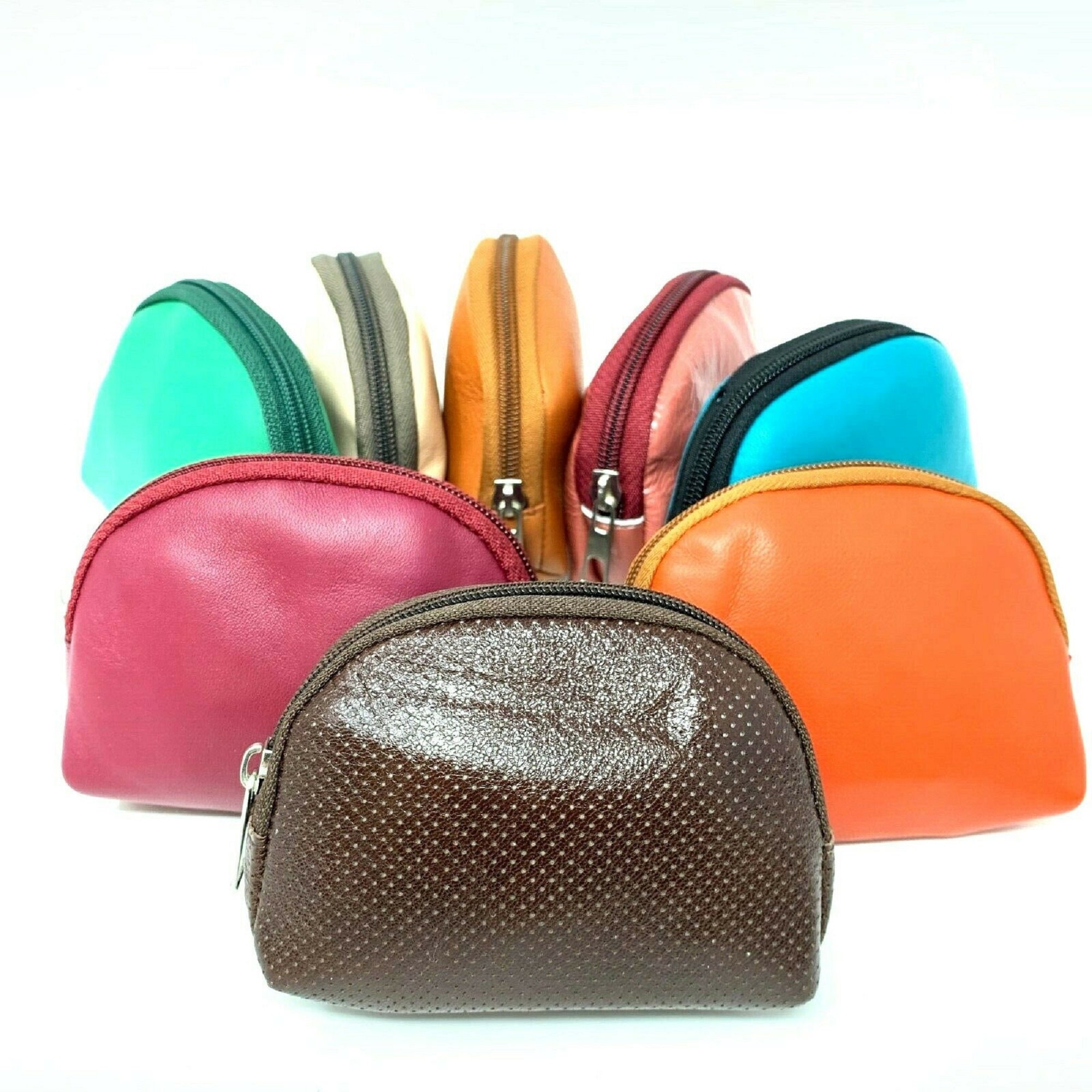 5 pieces Mini Leather Coin Purse in a gift bags Pocket Etsy