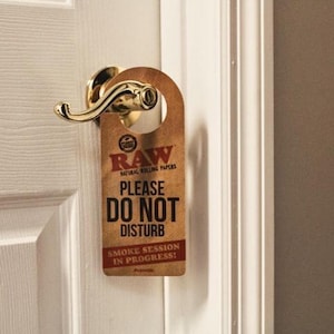 Raw Accessories Raw Lanyard Raw Door Sign