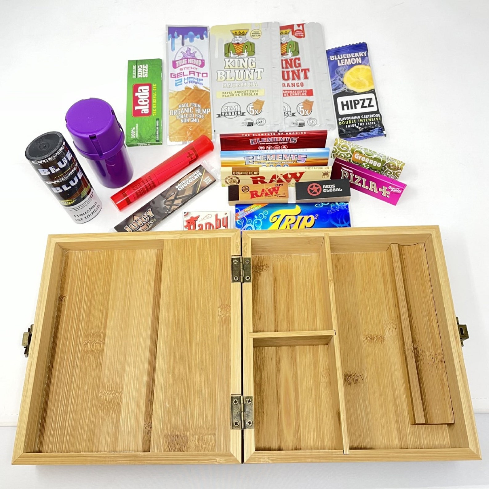 Smoking Essentials Rolling Box Set Smokers Yearly Supply Etsy