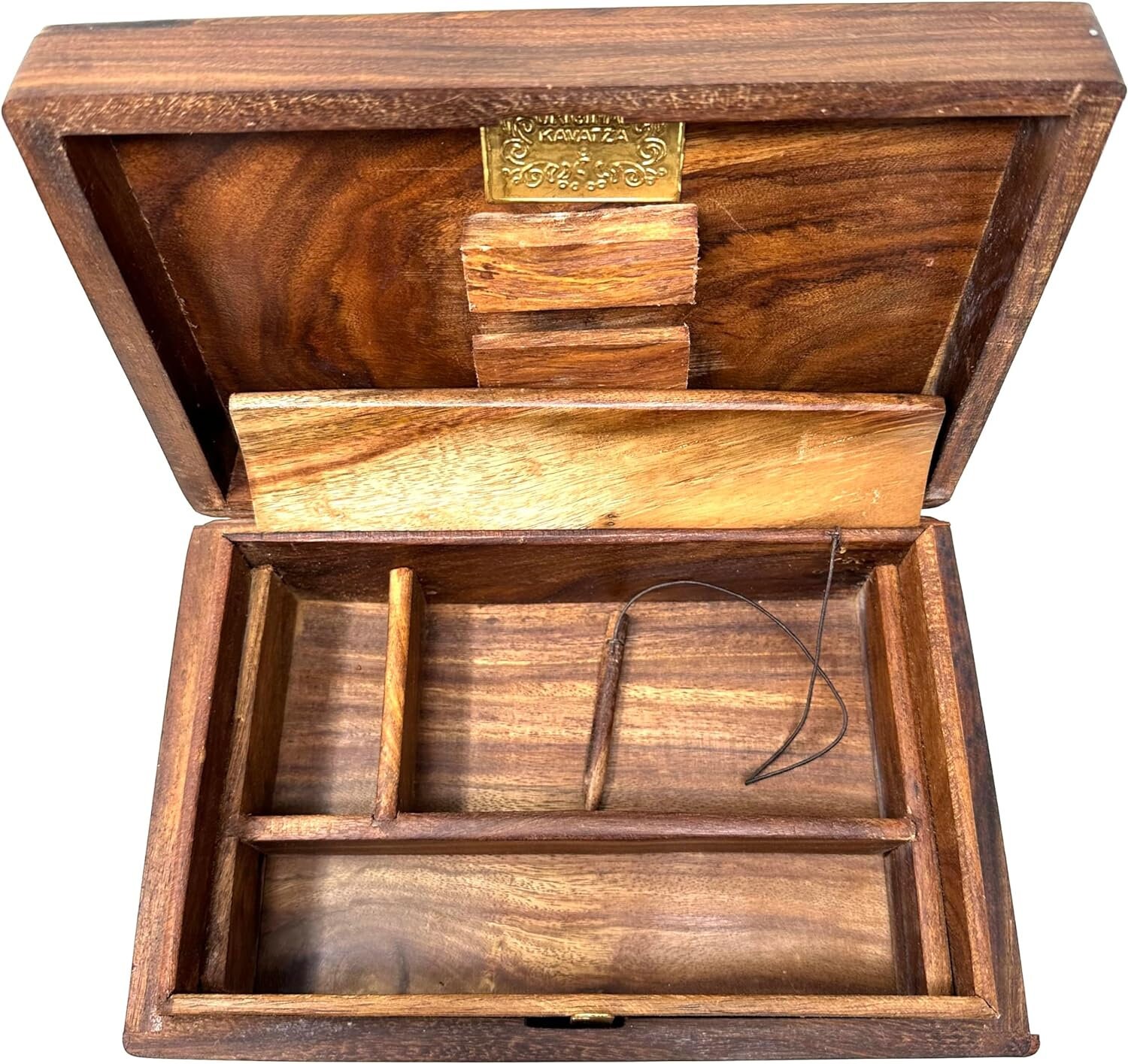 日本未入荷 kavakava box Kavatza Stone Flower Handmade Wooden Box With Secret Lock - Etsy