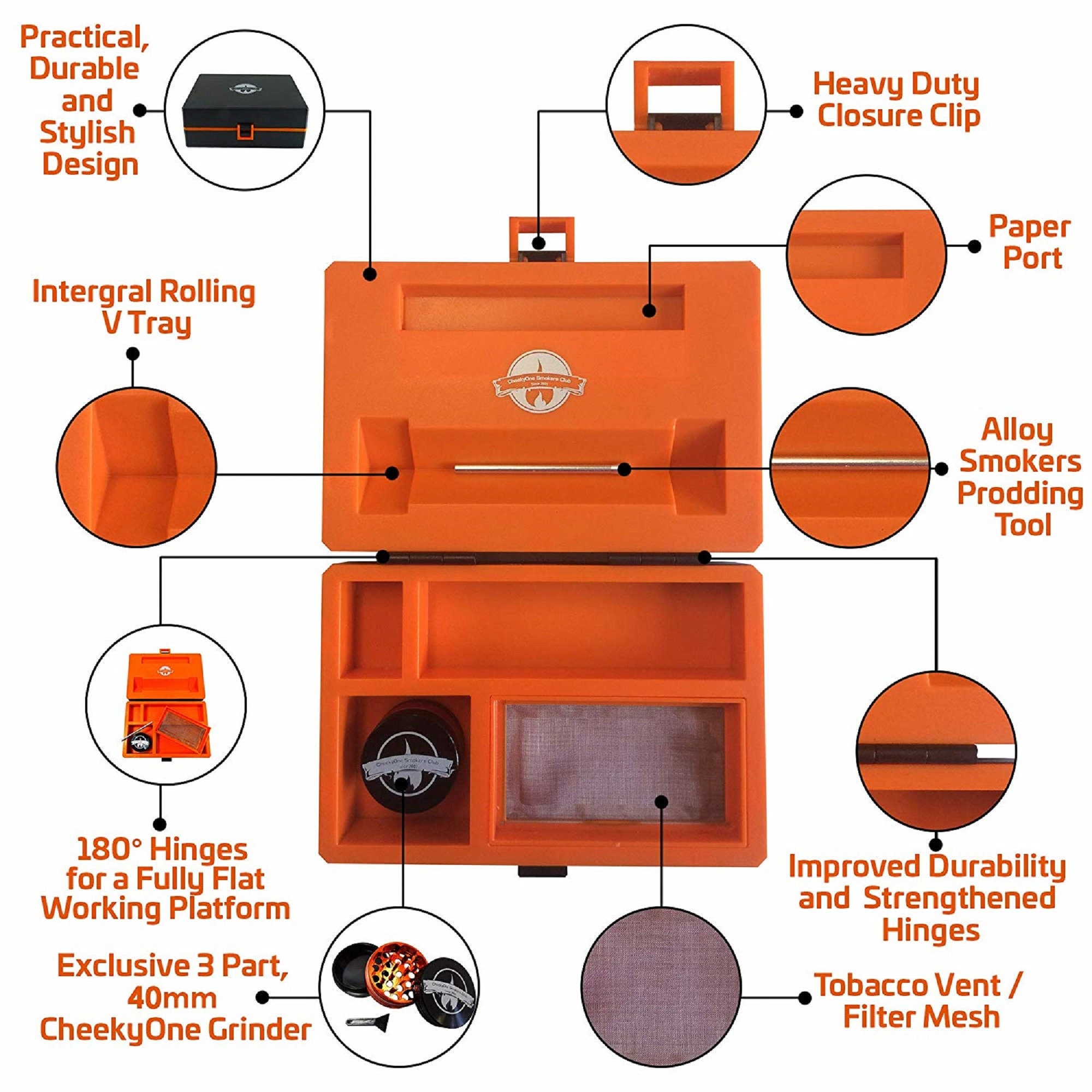 Cheeky One Smoking Club Rolling Smokers Station Small & Large Etsy