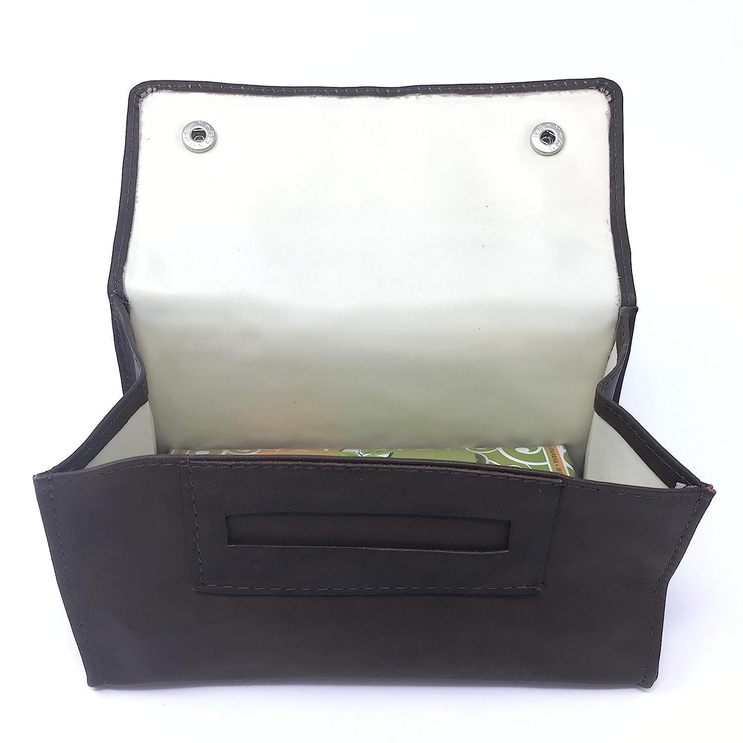 wilsons of sharrow tobacco pouch Wilsons of Sharrow - Dark Brown Leather Tobacco Pouch