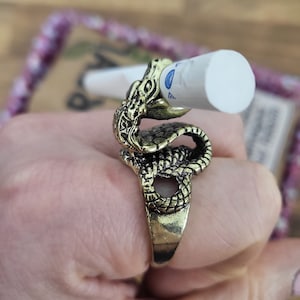 Snake Cig Holder ring Ladies Men's Ring