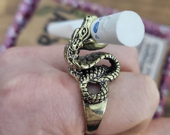Snake Cig Holder ring Ladies Men&#39;s Ring