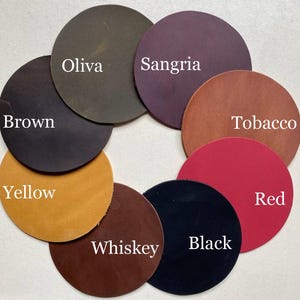 Personalized Leather Paint Brush Roll: Artist Travel Case image 10