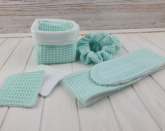 Cosmetic Pads Utensilo Srunchies Cosmetic Headband Set Lightmint