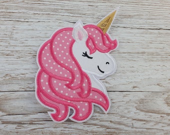 Applique patch iron-on unicorn