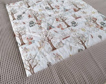 Play mat Waldfreunde taupe