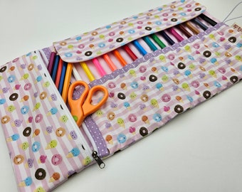 Pencil roll/pencil case Candy Bar