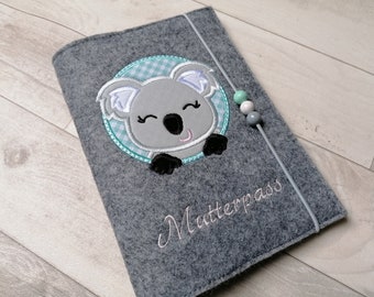 Elephant mother passport cover