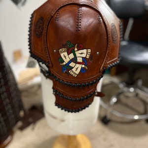 Valkyrie Leather Harness and Garters Set