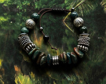 Women’s bracelet: “Earthy Green”