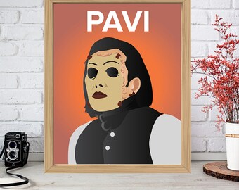 PAVI LARGO Print - Minimalist Poster Drawing Art - The Genetic Opera