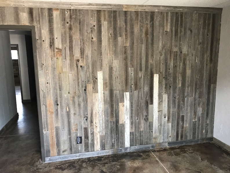 Barnwood Wall Planks DIY Barn Wood Reclaimed Wall Paneling Etsy