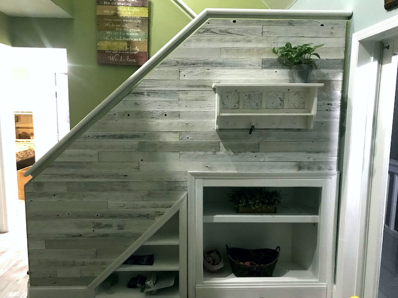 Whitewash Barn Wood Reclaimed Wall Planks Simple Peel & Etsy