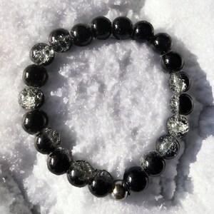 Armband &quot;PURE&quot; Universum Glasperlen