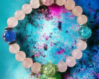 Brazalete disco rosa