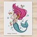 Mermaid Cross Stitch Pattern PDF for Girl Room Cross Stitch - Etsy