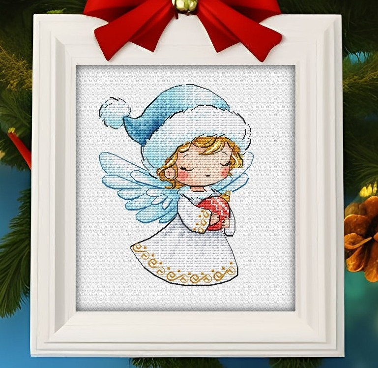 christmas-angel-cross-stitch-pattern-pdf-baby-religious-ornament-santa-scene-winter-cute-guardian-angel-xmas-for-child-kids-instant-download-etsy