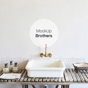 Nordic bathroom MOCKUP\ bath room mock up\ styled photography\ minimalist stock image\ stock photo mock-up\ mockups for painting\ toilet 189
