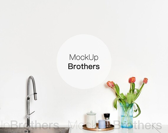 Kitchen Mockup Interior Mockups Dine Room Mock Up Blank